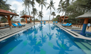 Best hotels in Kalpitiya beach resort with sea-view rooms on the coast of Sri Lanka