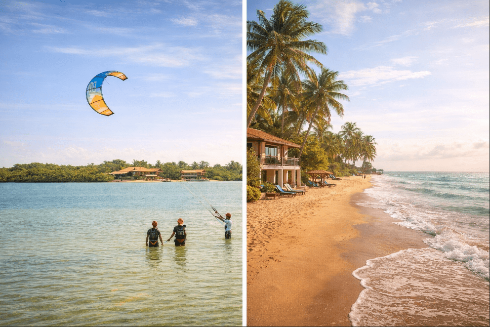 Comparison of best hotels in Kalpitiya near the lagoon and beachfront areas